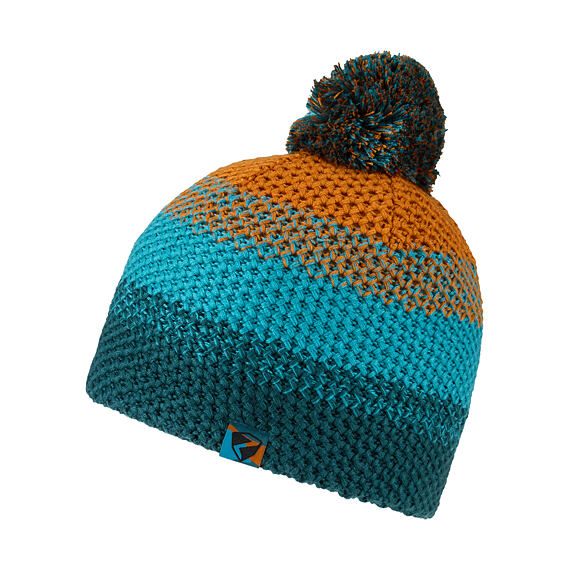 Dětská zimní čepice Ziener Ishi Jr - turquoise ocean