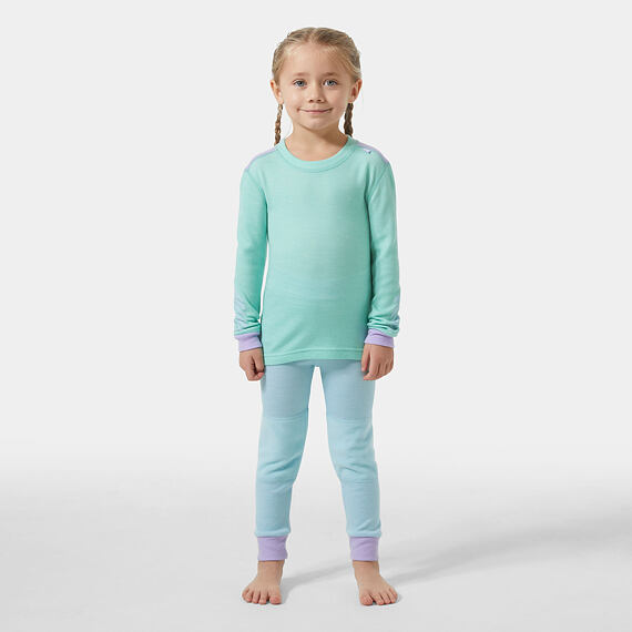 Dětské termoprádlo Helly Hansen K Lifa Merino set - lagoon