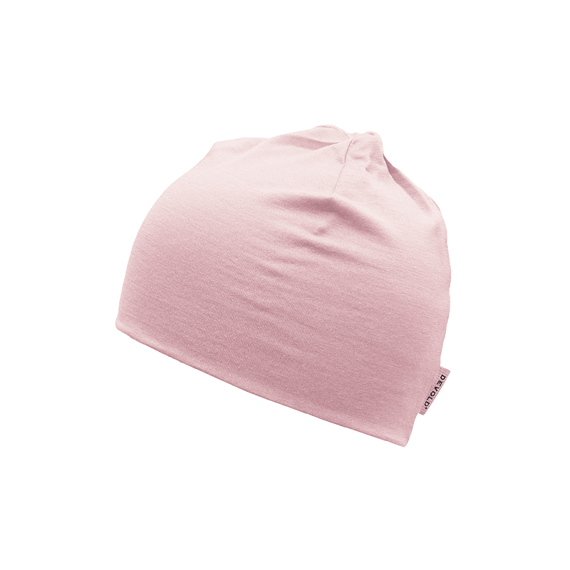 Dětská funkční čepice s merinem Devold Breeze chalk pink tenká