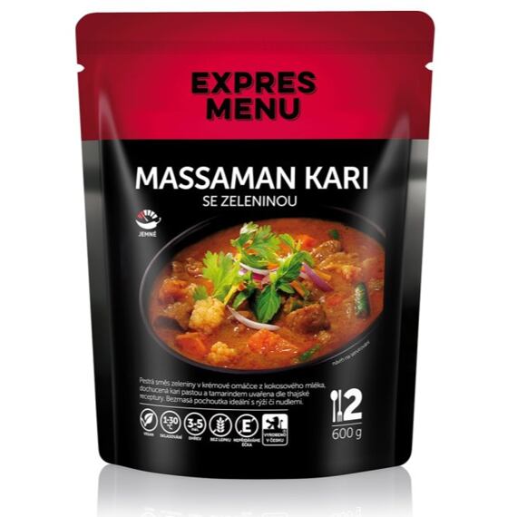 Massaman kari se zeleninou Expres menu 2 porce