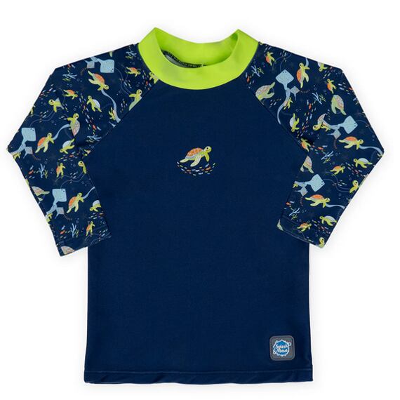 Dětské UV tričko Splash About dlouhý rukáv Turtle Tide