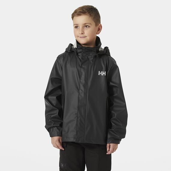 Dětská bunda do deště Helly Hansen Jr Moss jacket - black
