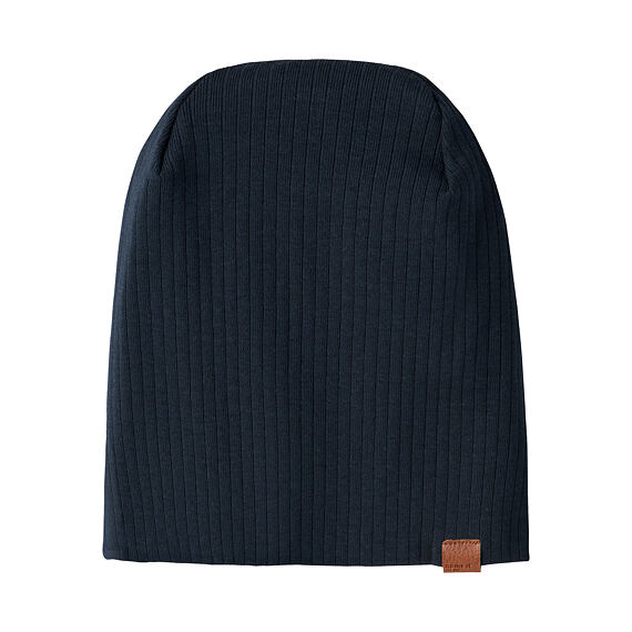 Dětská čepice Name It Mex beanie - dark sapphire