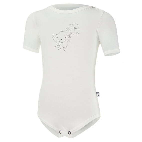 Dětské UV body Little Angel Outlast® tenké KR - bílá káva