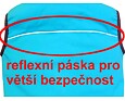 Dětská softshellová vesta Fantom s fleecem tmavě tyrkysová