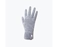 Pletené merino rukavice Kama R101 světle šedé