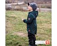 Dětské softshellové kalhoty Fantom do nápletu s fleecem šedé 5