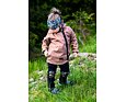Dětské softshellové kalhoty Drexiss s fleecem black autumn medaw 5