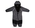 Dětská softshellová kombinéza Huppa Adal dark gray/black 4