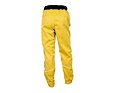 Dětské softshellové kalhoty Fantom s dvojitými černými koleny okrové - letní softshell 3