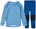 Dětské termoprádlo Helly Hansen Graphic LIFA® Merino Base Layer set - blue fog