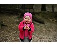 Dětská kukla Little Angel smyk Outlast® Pivoňky - oliva 2