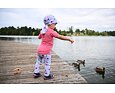 Dětská UV kšiltovka Little Angel Outlast® tenká pirát Les - bílá 4
