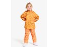Dětská nepromokavá bunda Didriksons Norma doodle papaya orange - ROSTOUCÍ 3