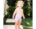 Dětské plenkové plavky Splash About Happy Nappy Lilac Spring Květiny 3