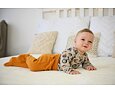 Dětské body Little Angel smyk DR Outlast® Barevná zvířátka - latte
