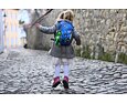 Dětský batoh Boll Bunny dutch blue 6 l s plyšákem Myškou