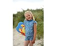 Dětské UV tričko Playshoes Flowers petrol - krátký rukáv 4 Dívčí UV plavky Playshoes Flowers petrol s nohavičkou