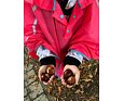 Dětská pláštěnka Playshoes neonově růžová - pončo