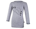 Dětské tričko BARIDI wear smyk DR Outlast® mýval - šedý melír