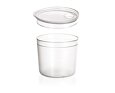 Průhledný kelímek s víčkem Light my fire Tumbler with snap lid short transparent 250 ml