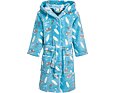 Dětský fleecový župan Playshoes Surfbus - turquoise
