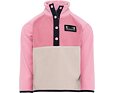 Dětská fleecová mikina Didriksons Monte half bu - heather pink 2
