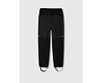 Dětské softshellové kalhoty Name It Alfa solid s fleecem - black 8