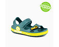 Dětské sandály Coqui Yogi jungle green / citrus + amulet