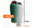 Dětský rostoucí spací pytel Deuter Starlight Pro seagreen-redwood do 170 cm