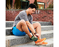 Kotníkové funkční ponožky s merinem Darn tough Run No Show Tab Ultra-Lightweight With Cushion - teal 2