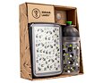 SET ZDRAVÁ LAHEV A ZDRAVÁ SVÁČA svačinový box a lahev 0,5l Pixel head 3