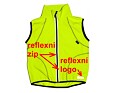 Dětská outdoorová softshellová vesta Fantom s kapucí černá