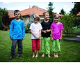 Dětské 3/4 kalhoty Fantom kraťasy růžové 3