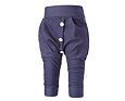 Dětské tepláky harémky s knoflíky Little Angel Jeans tm.modrá 2