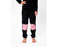 Dětské softshellové kalhoty Drexiss bez zateplení black old pink