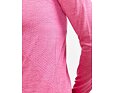 Dámské funkční triko Craft dlouhý rukáv Core Dry Active Comfort Zip růžové 6