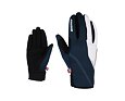 Dámské zimní rukavice Ziener Ultimana Crosscountry dark navy/white - prstové