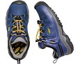 Dětské boty KEEN Targhee Low WP blue depths/forest night 5