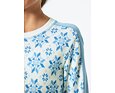 Juniorské termoprádlo Helly Hansen JR Graphic Lifa Merino set - bright blue 8