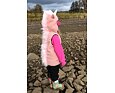 Dětská fleecová bunda Huppa Bennie fuchsia