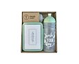 SET ZDRAVÁ LAHEV A ZDRAVÁ SVÁČA svačinový box a lahev 0,7l Fresh olivová 3