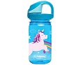 Dětská lahev Nalgene Clear Kids OTF 350 ml Blue unicorn sustain