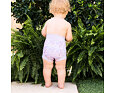 Dětské plenkové plavky Splash About Happy Nappy Lilac Spring Květiny 4