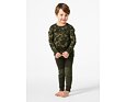 Dětské termoprádlo Helly Hansen Graphic LIFA® Merino Wool set - utility green camo