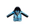 Juniorská lyžařská bunda Huppa Rainer navy pattern / black 7