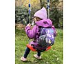 Dětský batoh Boll Bunny lavender 6 l s plyšákem Myškou
