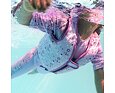 Dětská plovací vesta Splash About Go Splash Lilac Spring s bezpečnostním páskem 6