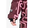 Dětská zimní kombinéza Didriksons Bjärven print path s pink - ROSTOUCÍ 12