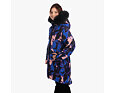 Dívčí zimní kabát Huppa Vivian 2 parka blue pattern 2
